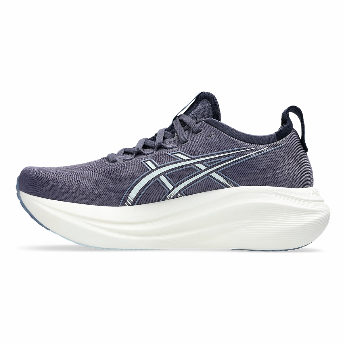 Asics Gel Nimbus 27 Indigo Fog - Cool Grey Asics neutral running shoes