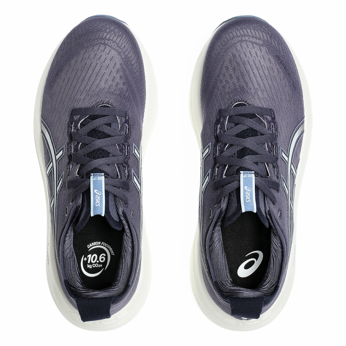 Asics Gel Nimbus 27 Indigo Fog - Cool Grey Cushioned running sneakers