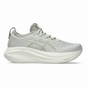 Asics Gel Nimbus 27 Lake Grey - White Sage Asics neutral footwear designed for balanced running
