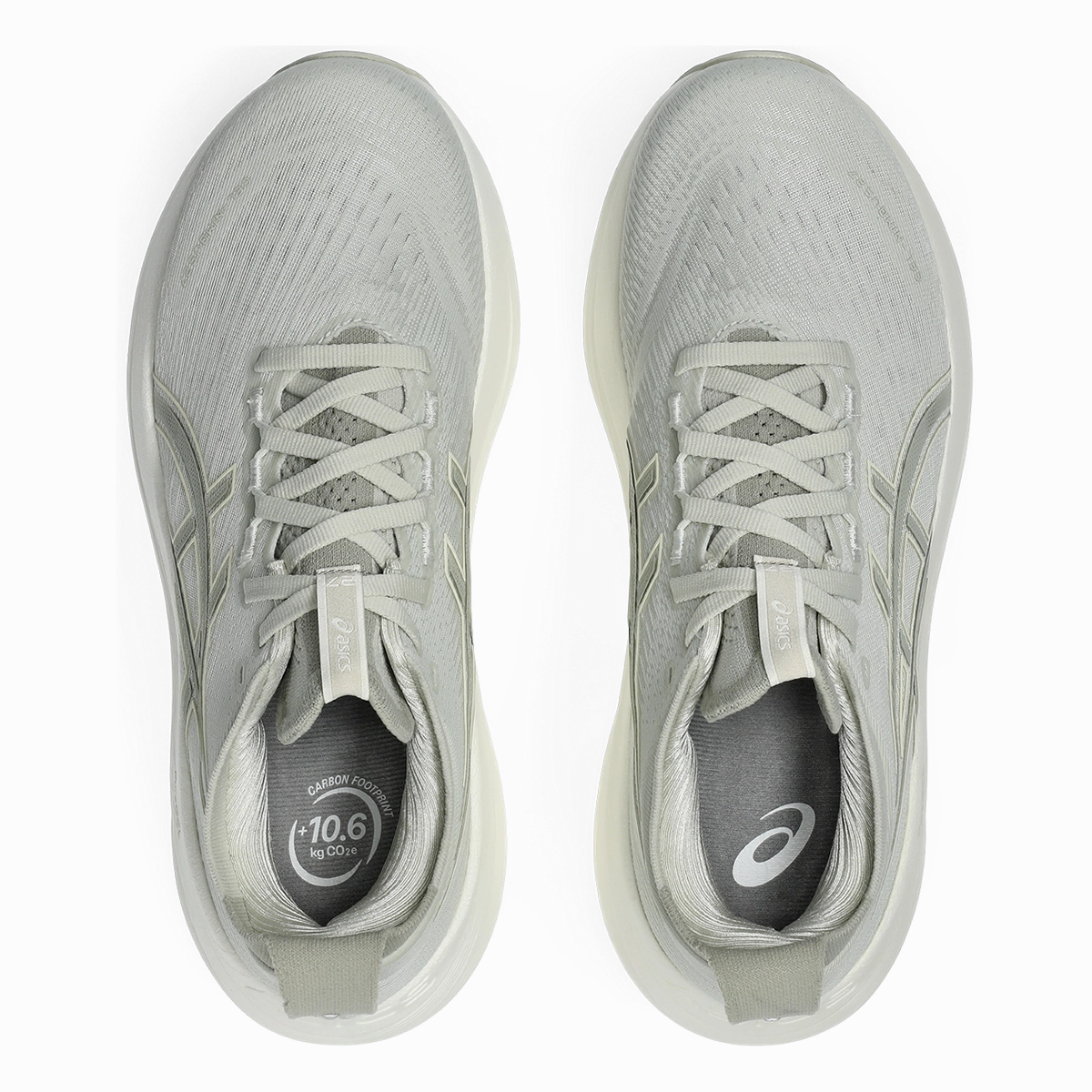 Asics Gel Nimbus 27 Lake Grey - White Sage Asics neutral running shoes