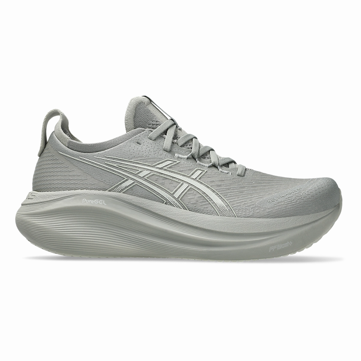 Asics Gel Nimbus 27 Seal Grey - Lake Grey Mens running shoes by Asics
