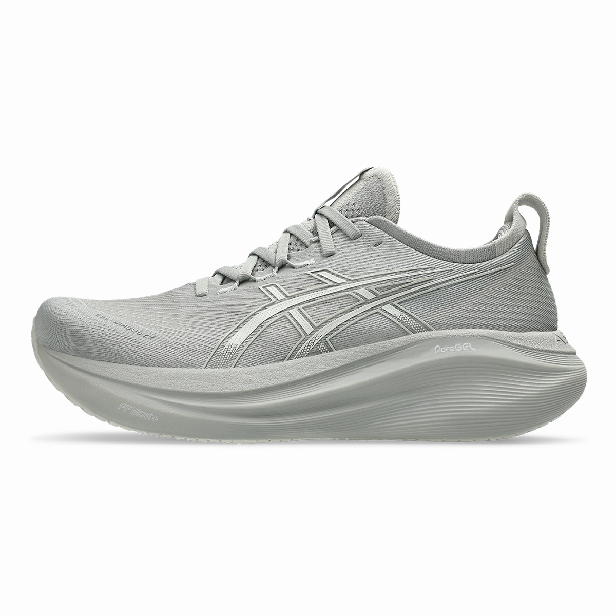 Asics Gel Nimbus 27 Seal Grey - Lake Grey Cushioned running sneakers
