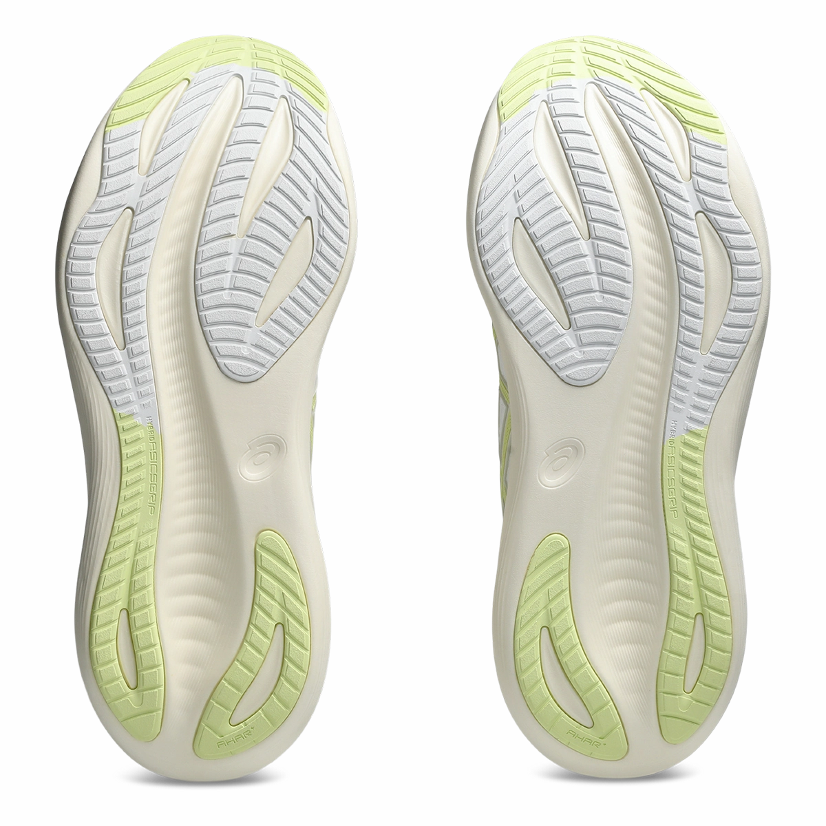 Asics Gel Nimbus 27 White - Huddle Yellow Cushioned running sneakers