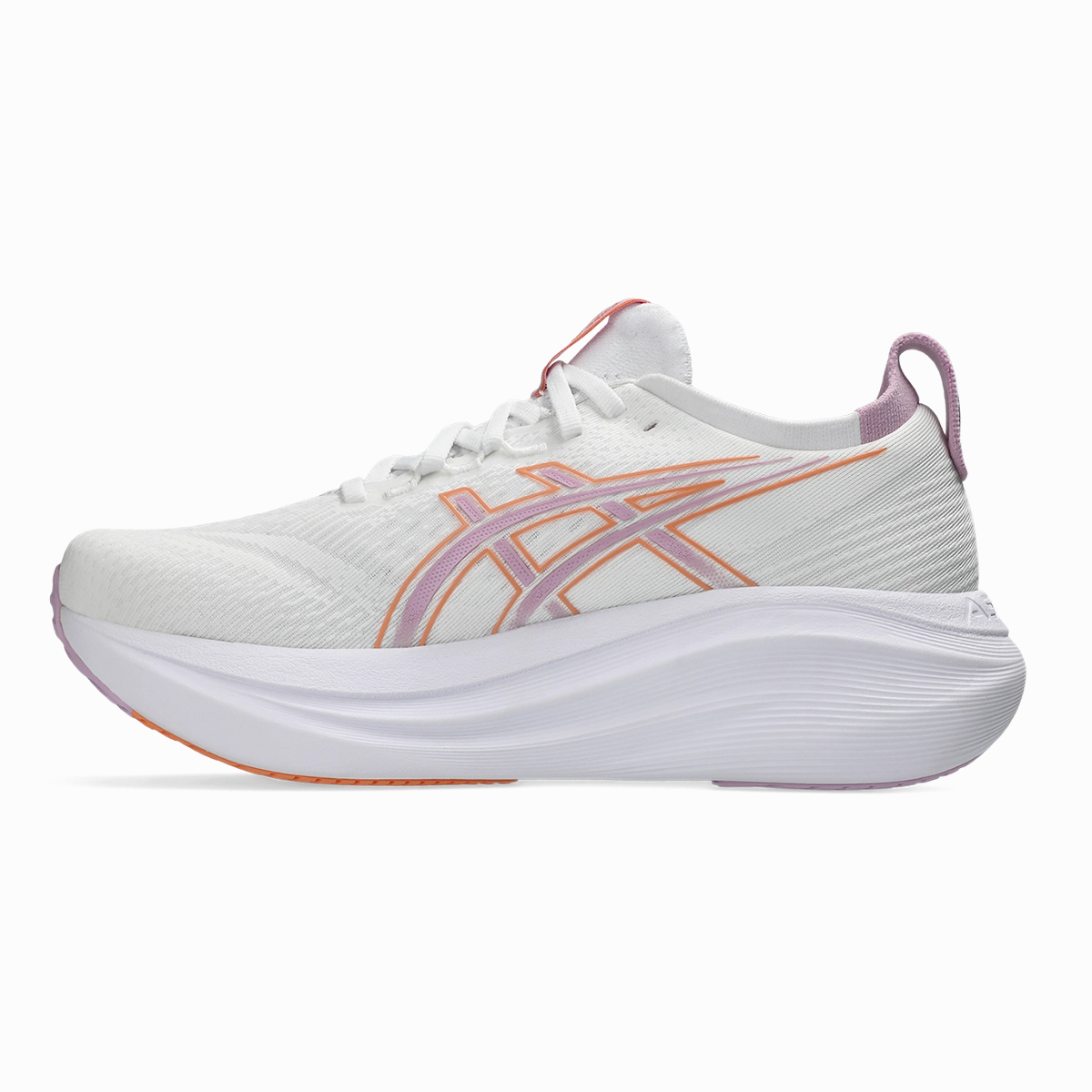Asics Gel Nimbus 27 White - Light Ube Asics neutral running shoes