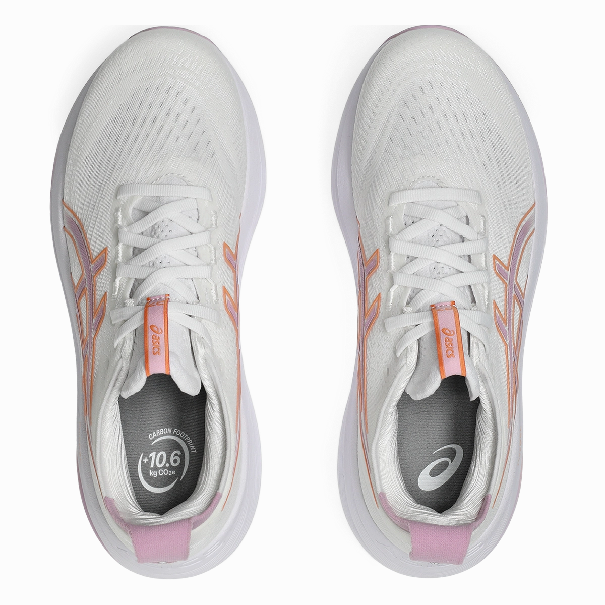 Asics Gel Nimbus 27 White - Light Ube Asics neutral running shoes