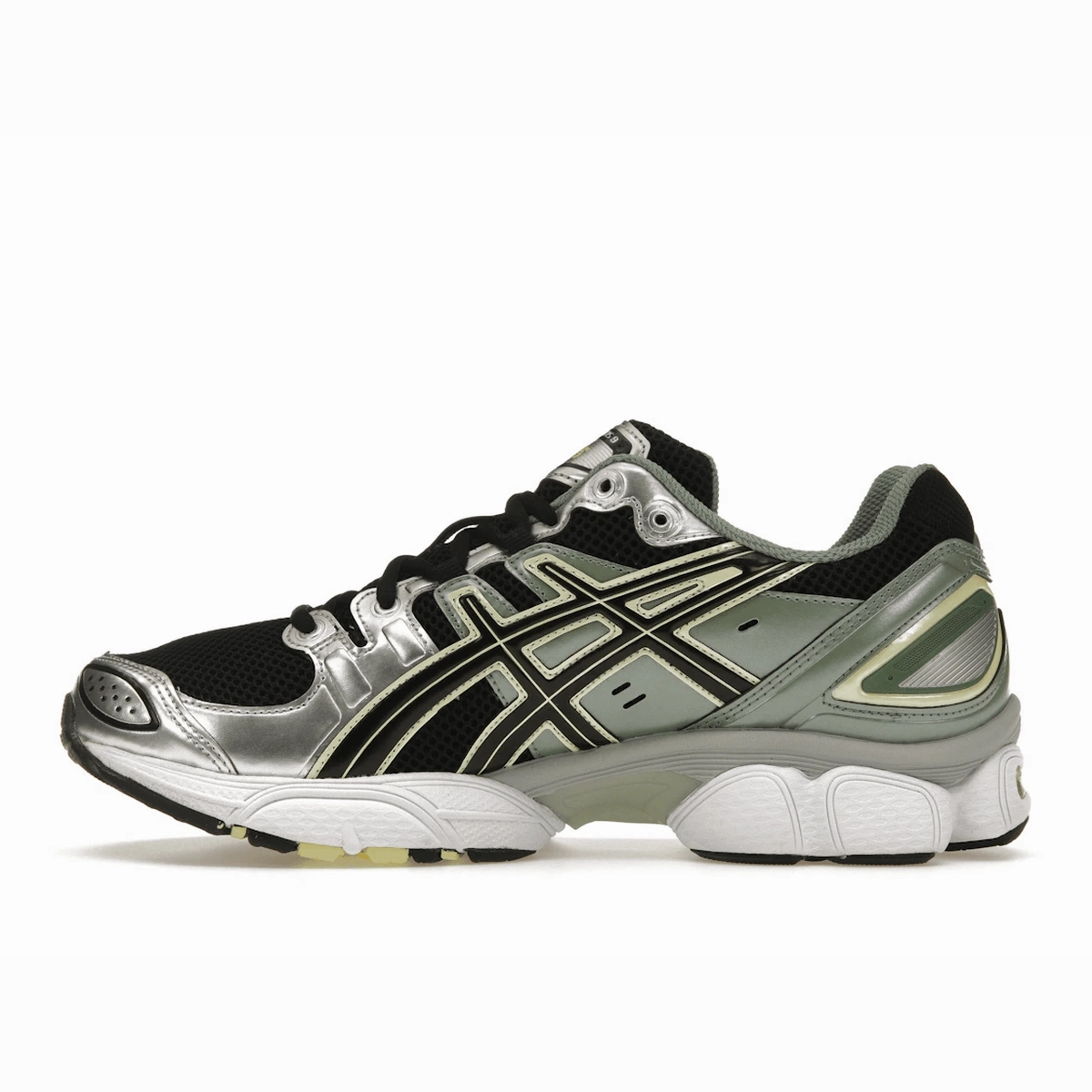 ASICS Gel-Nimbus 9 Black Green Yellow Silver Lightweight city runners