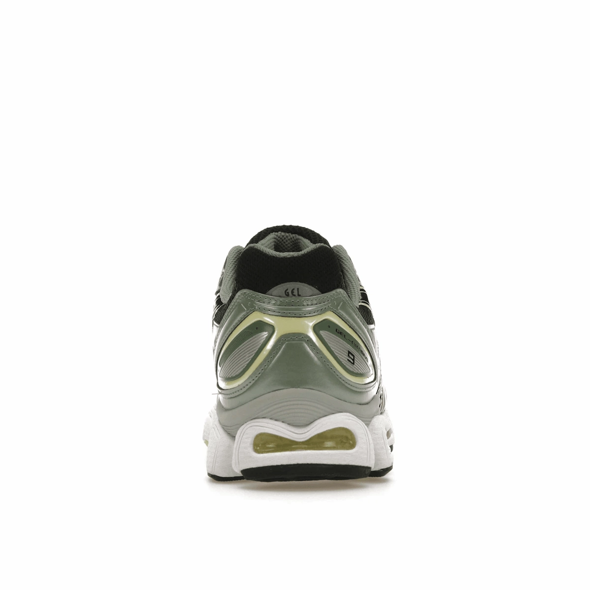 ASICS Gel-Nimbus 9 Black Green Yellow Silver Lightweight city runners