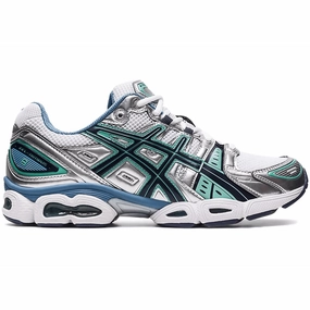 ASICS Gel-Nimbus 9 White Mint Steel Blue Retro Gel-Kayano 14 shoes
