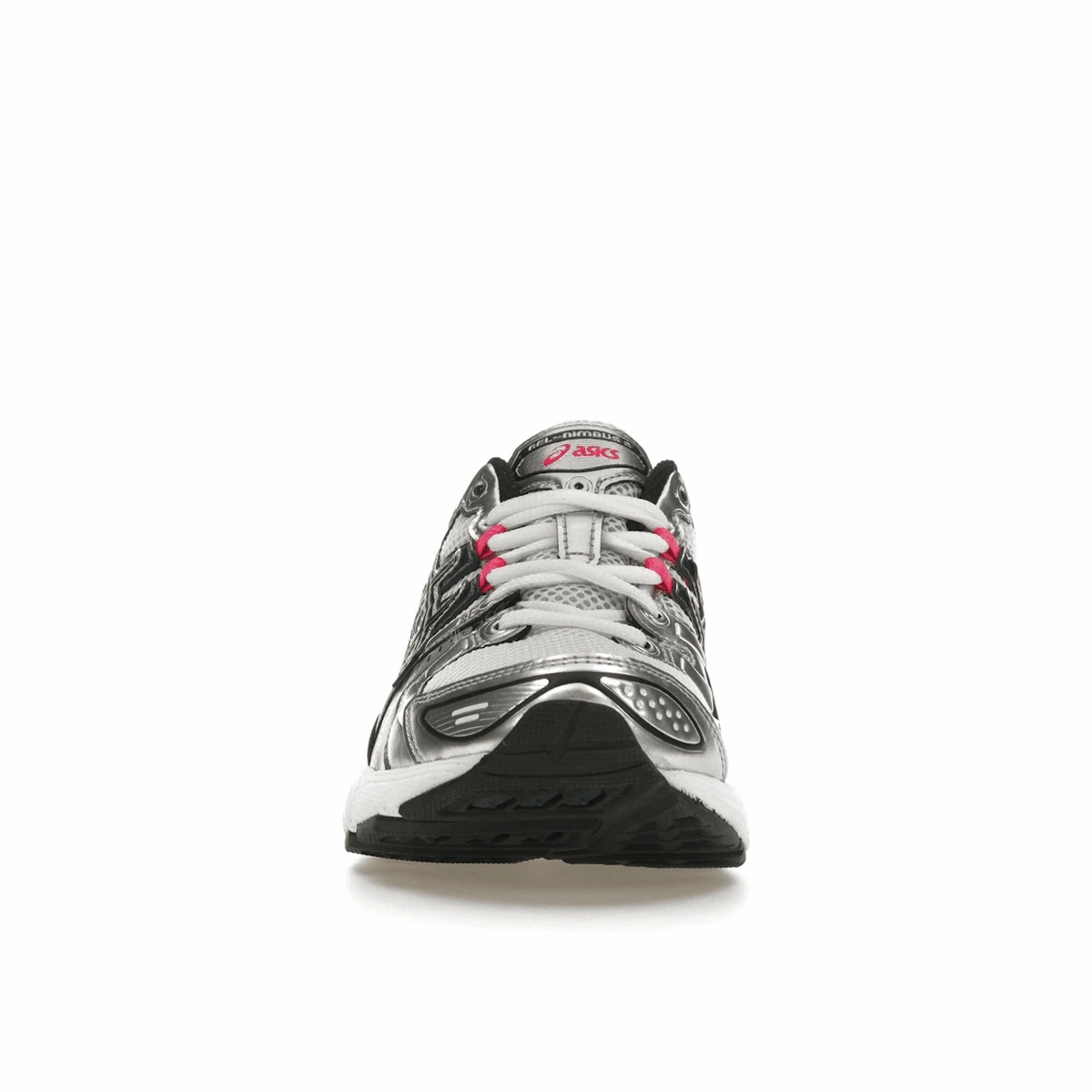 ASICS Gel-Nimbus 9 White Pink Glo Teal Lightweight city runners