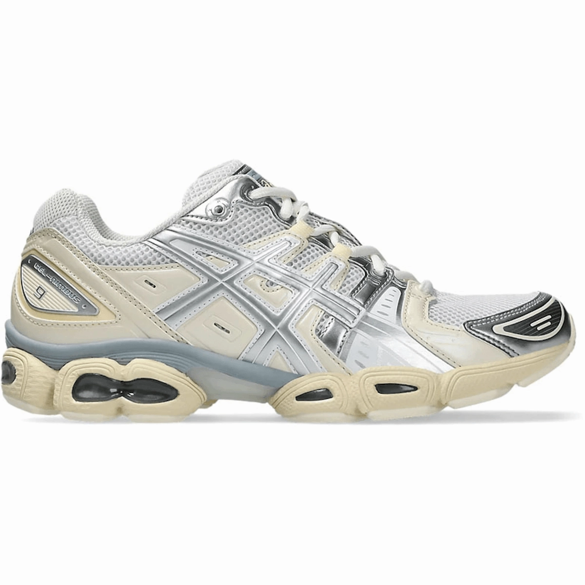 ASICS Gel-Nimbus 9 White Pure Silver Retro Gel-Kayano 14 shoes