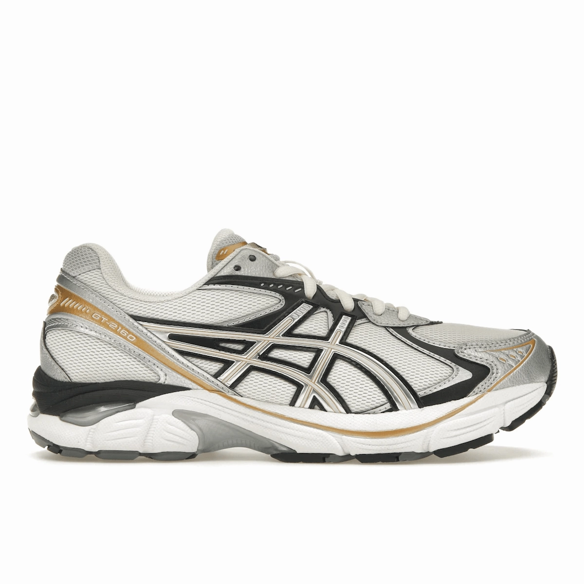 ASICS GT-2160 Cream Pure Silver Gold Performance Gel-Kayano shoes