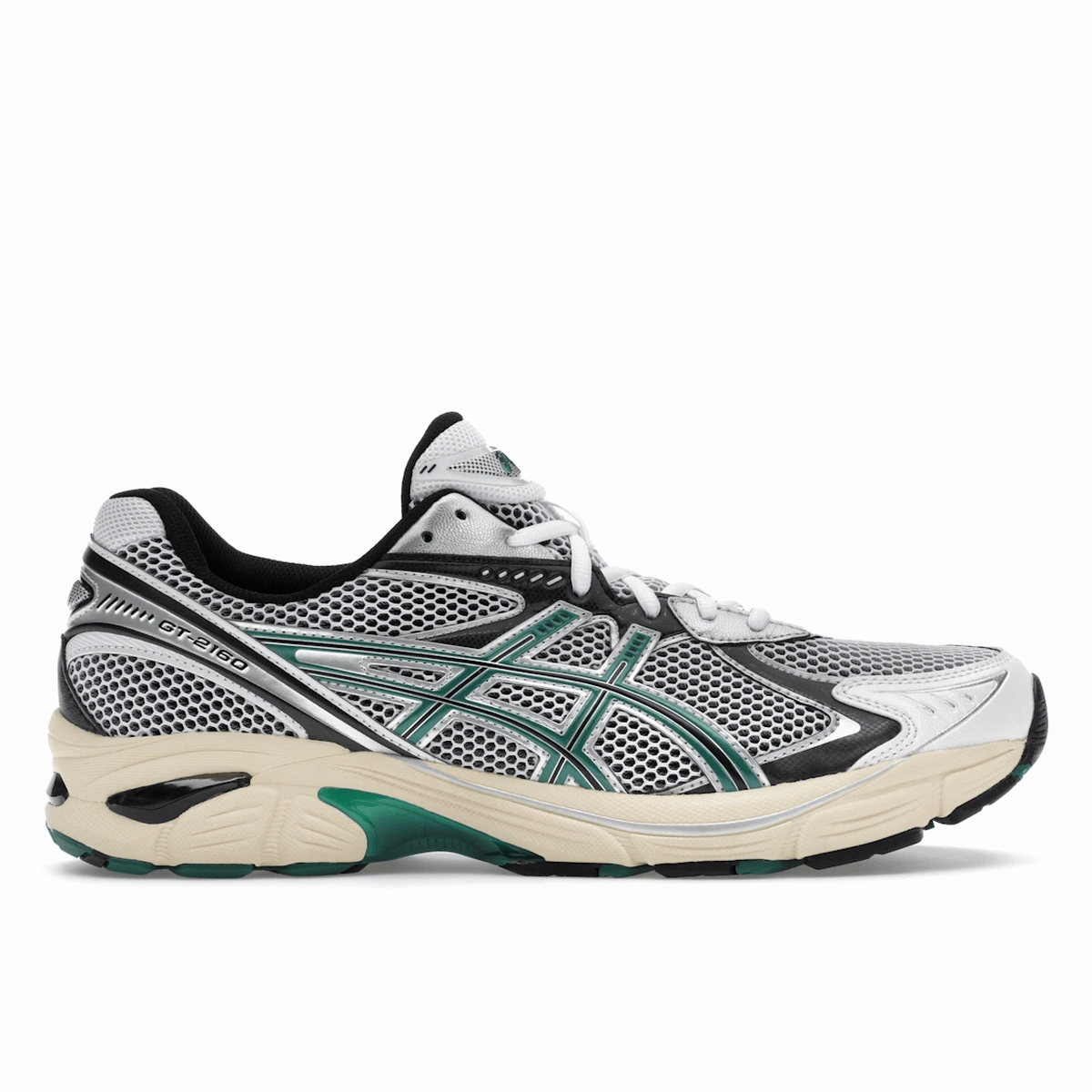 ASICS GT-2160 White Jasper Green Performance Gel-Kayano shoes