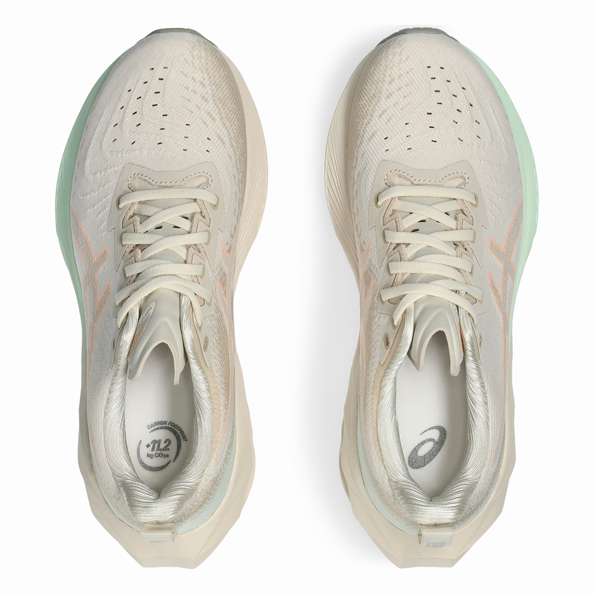 Asics Novablast 4 - Oatmeal - Moonrock Cushioned running sneakers