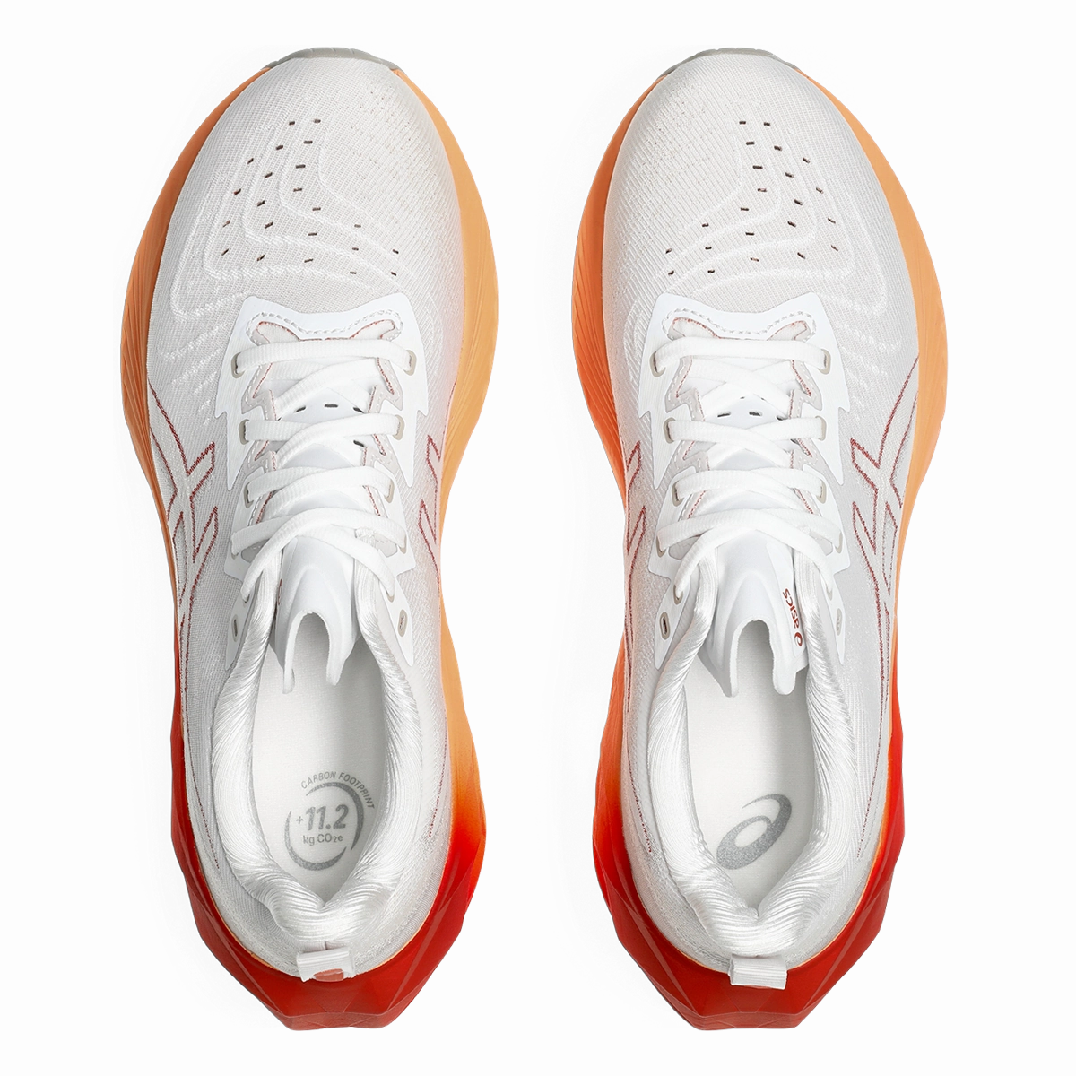 Asics Novablast 4 - White - Moonrock Cushioned running sneakers