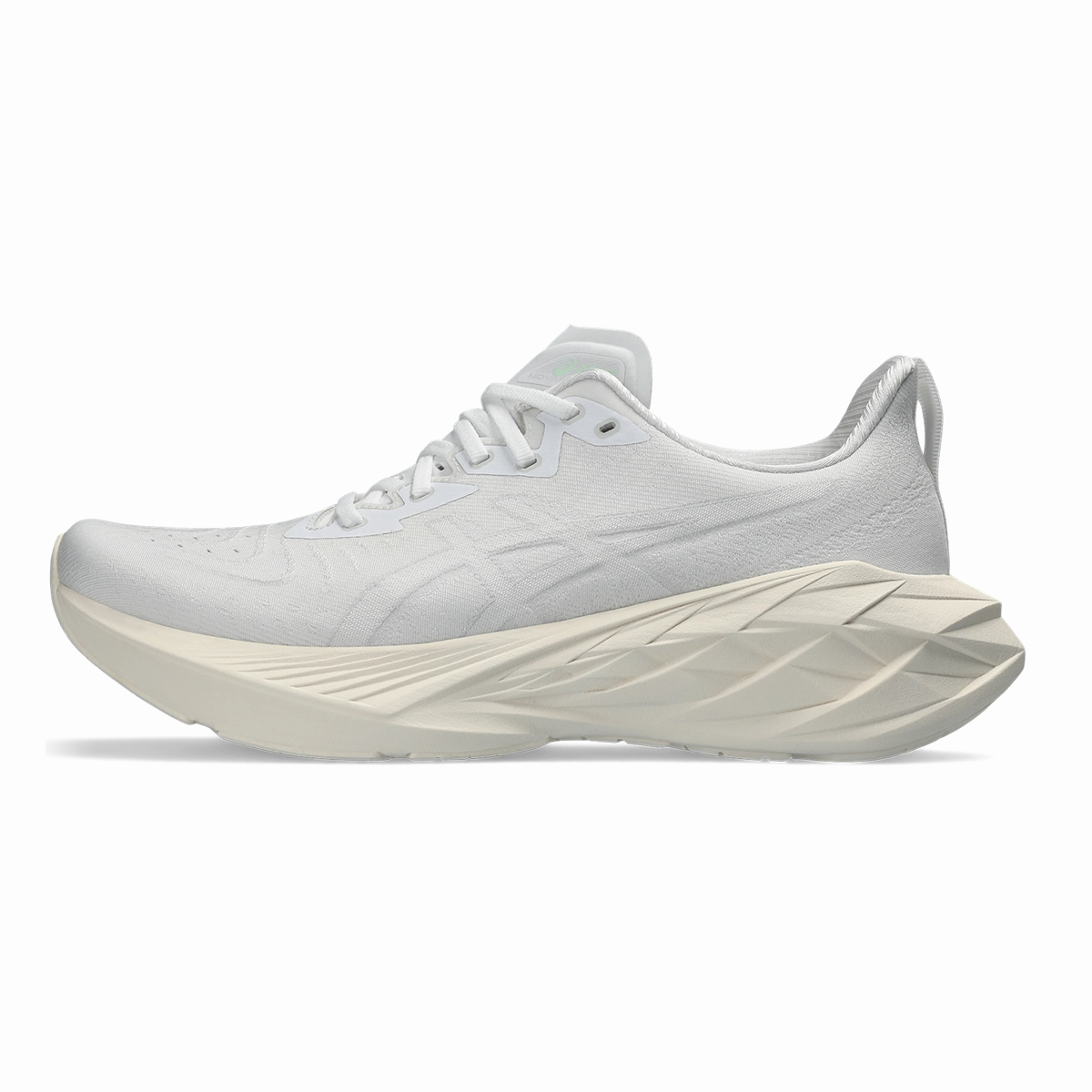 Asics Novablast 4 - White - White Asics neutral running shoes