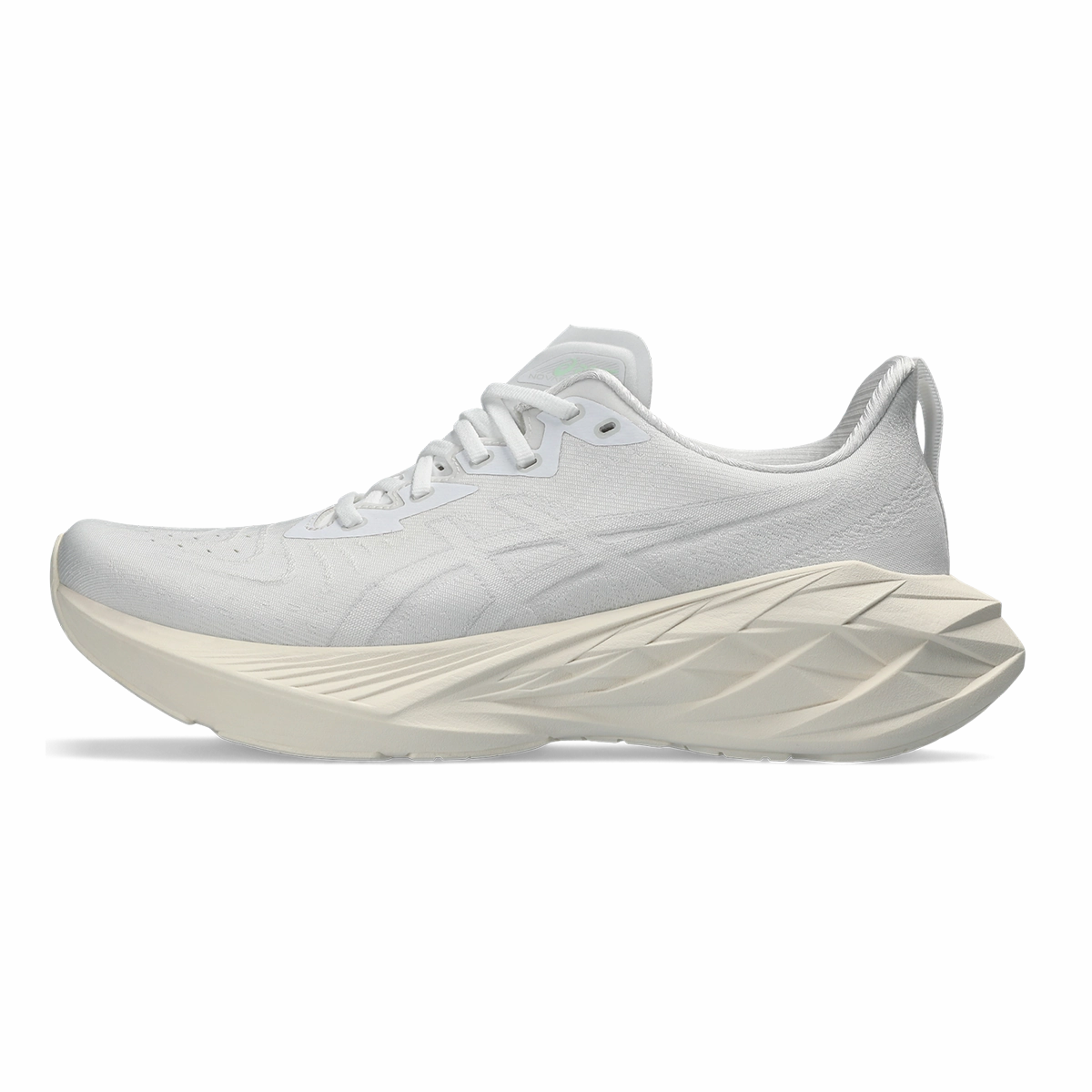 Asics Novablast 4 - White - White Cushioned running sneakers