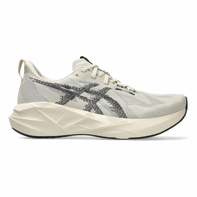 Asics Novablast 5 Oatmeal - Black Mens running shoes by Asics