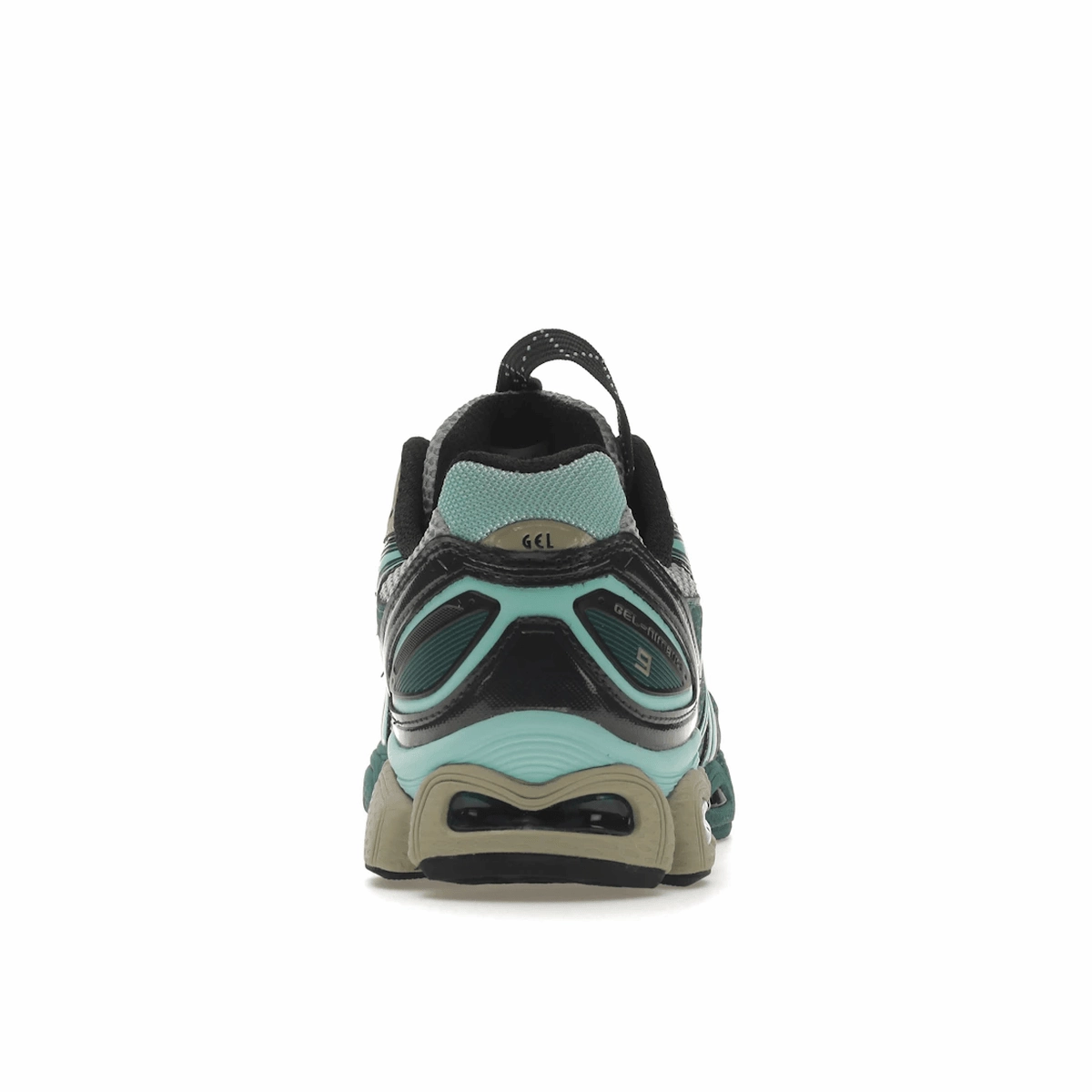 ASICS UB3-S Gel-Nimbus 9 Kiko Kostadinov Piedmont Gray Aruba Blue Lightweight city runners