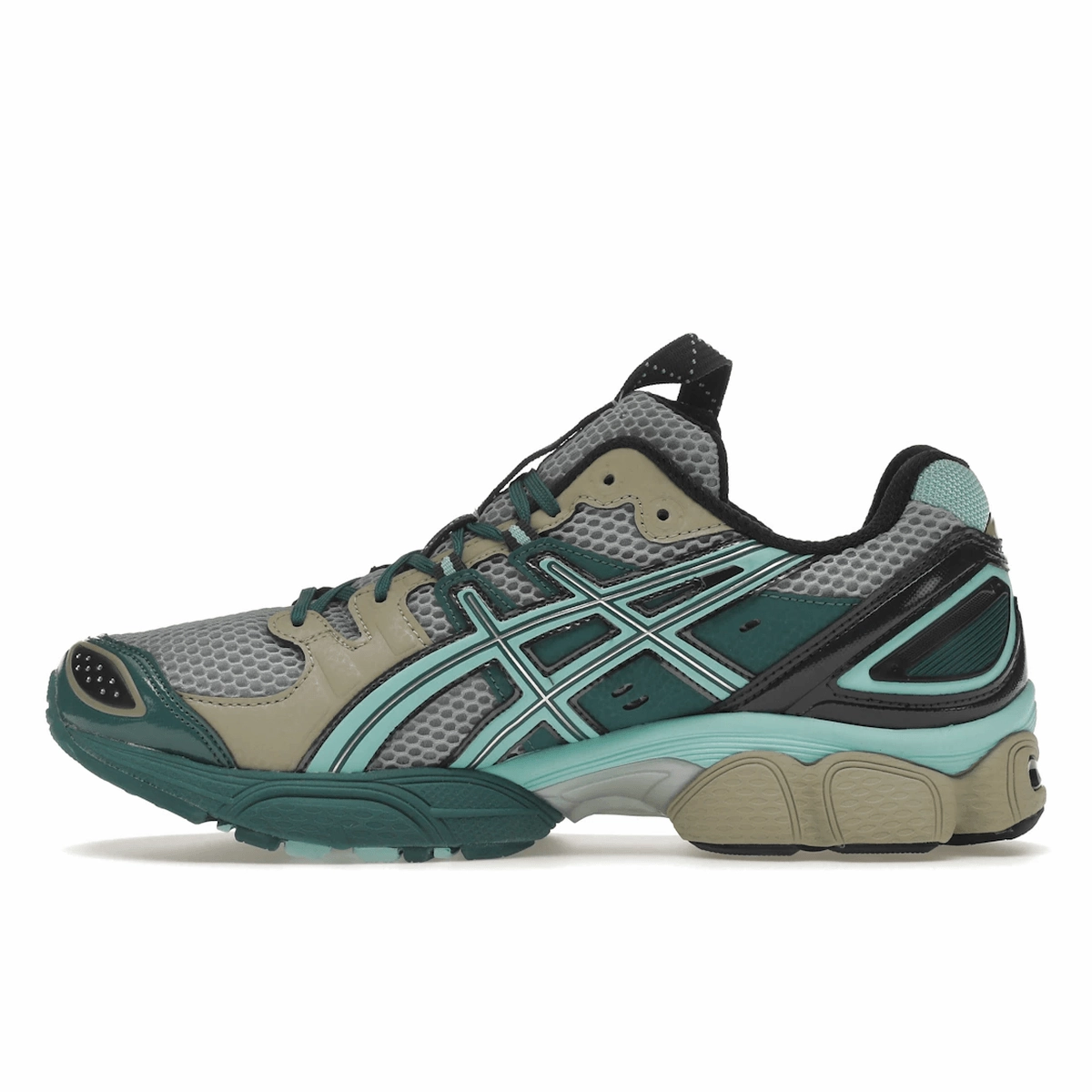 ASICS UB3-S Gel-Nimbus 9 Kiko Kostadinov Piedmont Gray Aruba Blue Lightweight city runners