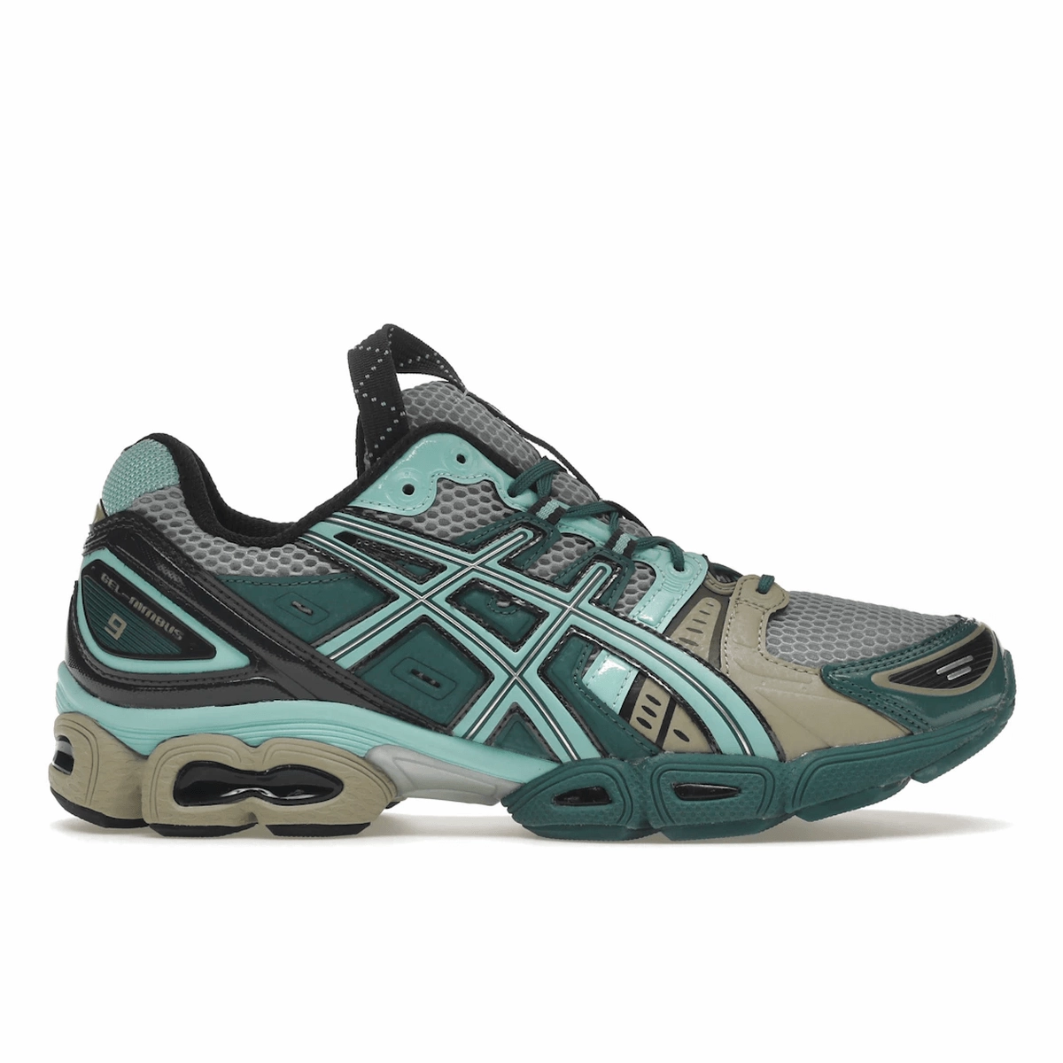 ASICS UB3-S Gel-Nimbus 9 Kiko Kostadinov Piedmont Gray Aruba Blue Retro Gel-Kayano 14 shoes