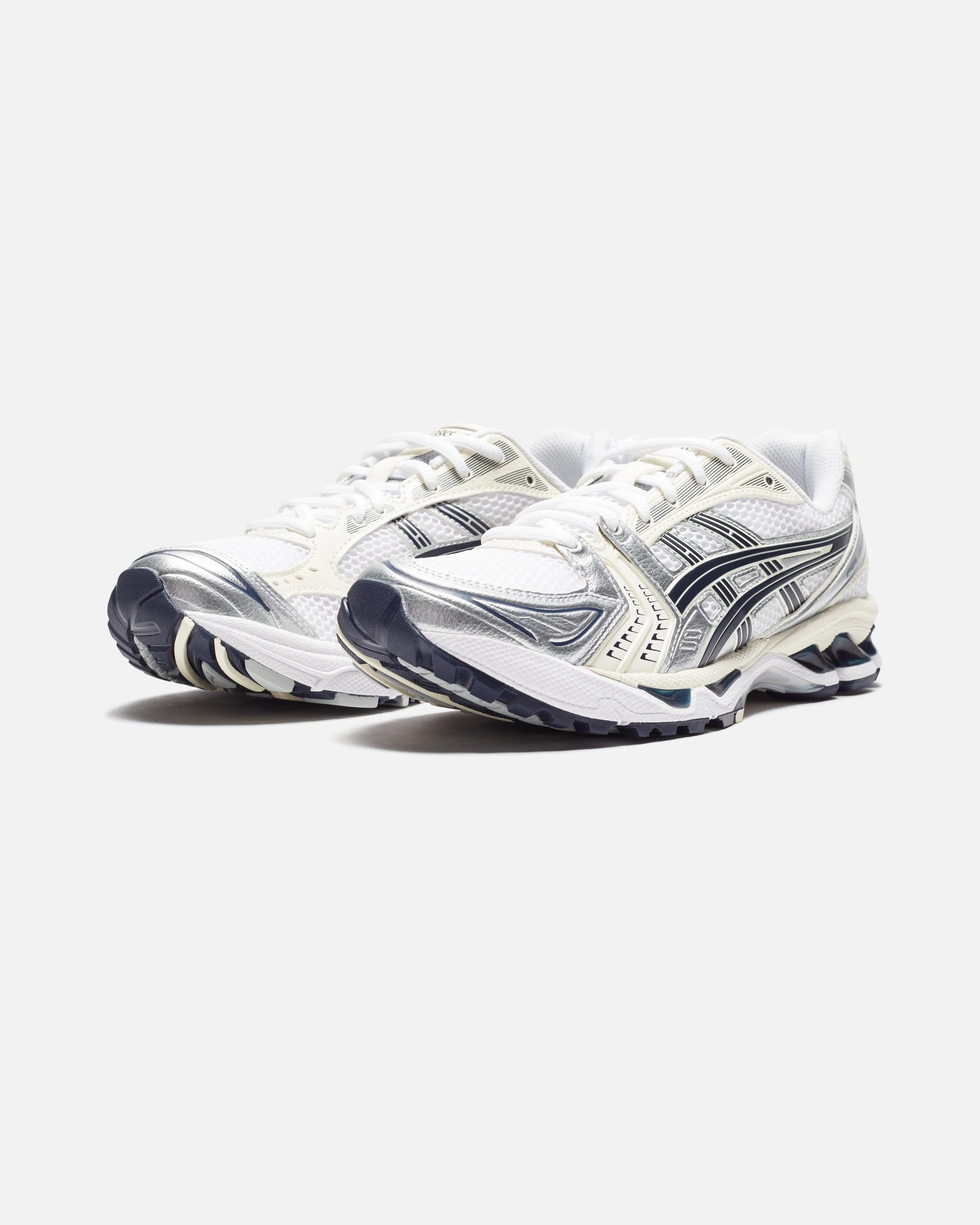 ASICS WOMEN'S GEL-KAYANO 14 - WHITE/ MIDNIGHT Asics comfort sneakers