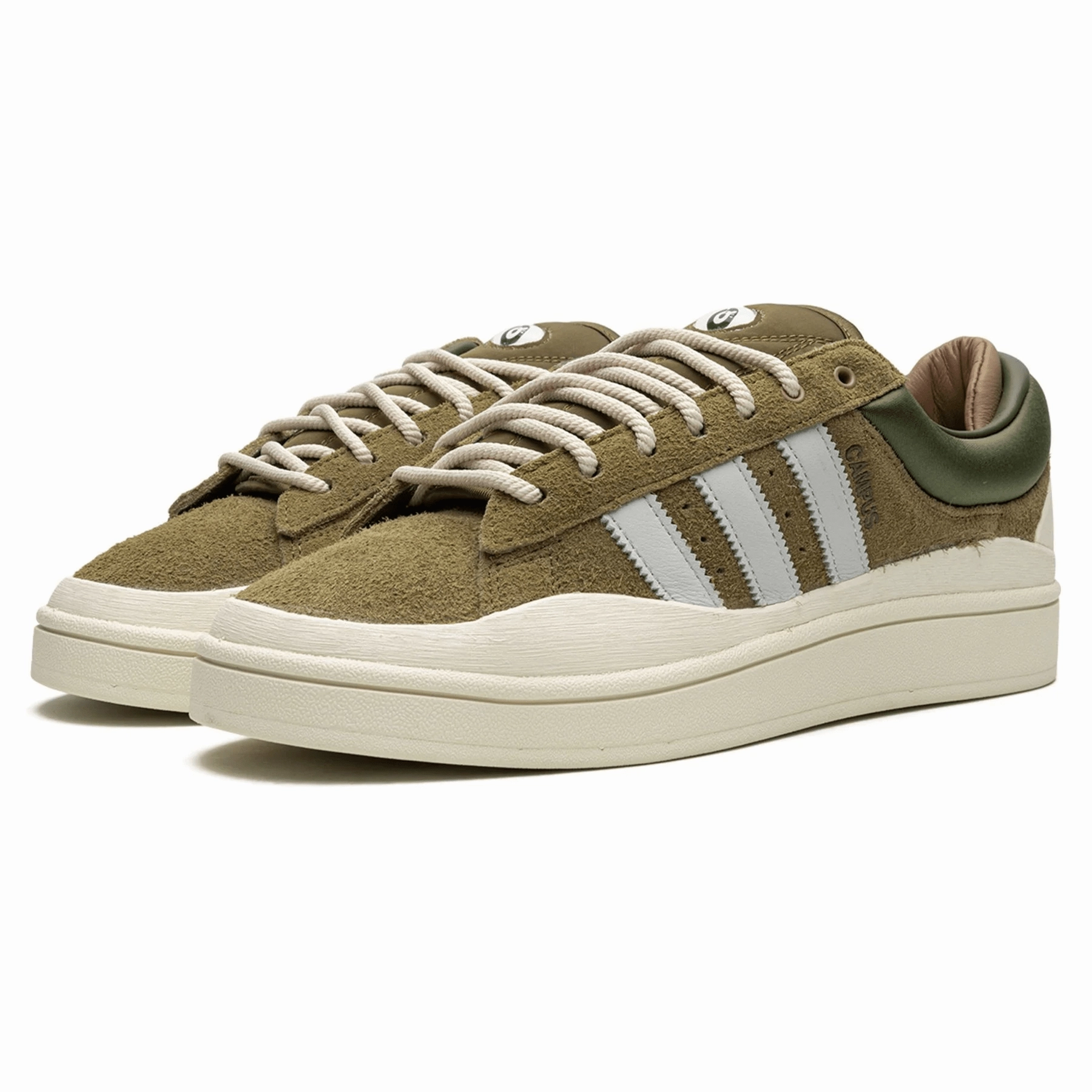 Bad Bunny x adidas Campus 'Wild Moss' Low-cut casual footwear