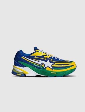 BAPE ORKETRO "YELLOW/BLUE/GREEN" Modern Adidas sport sneakers