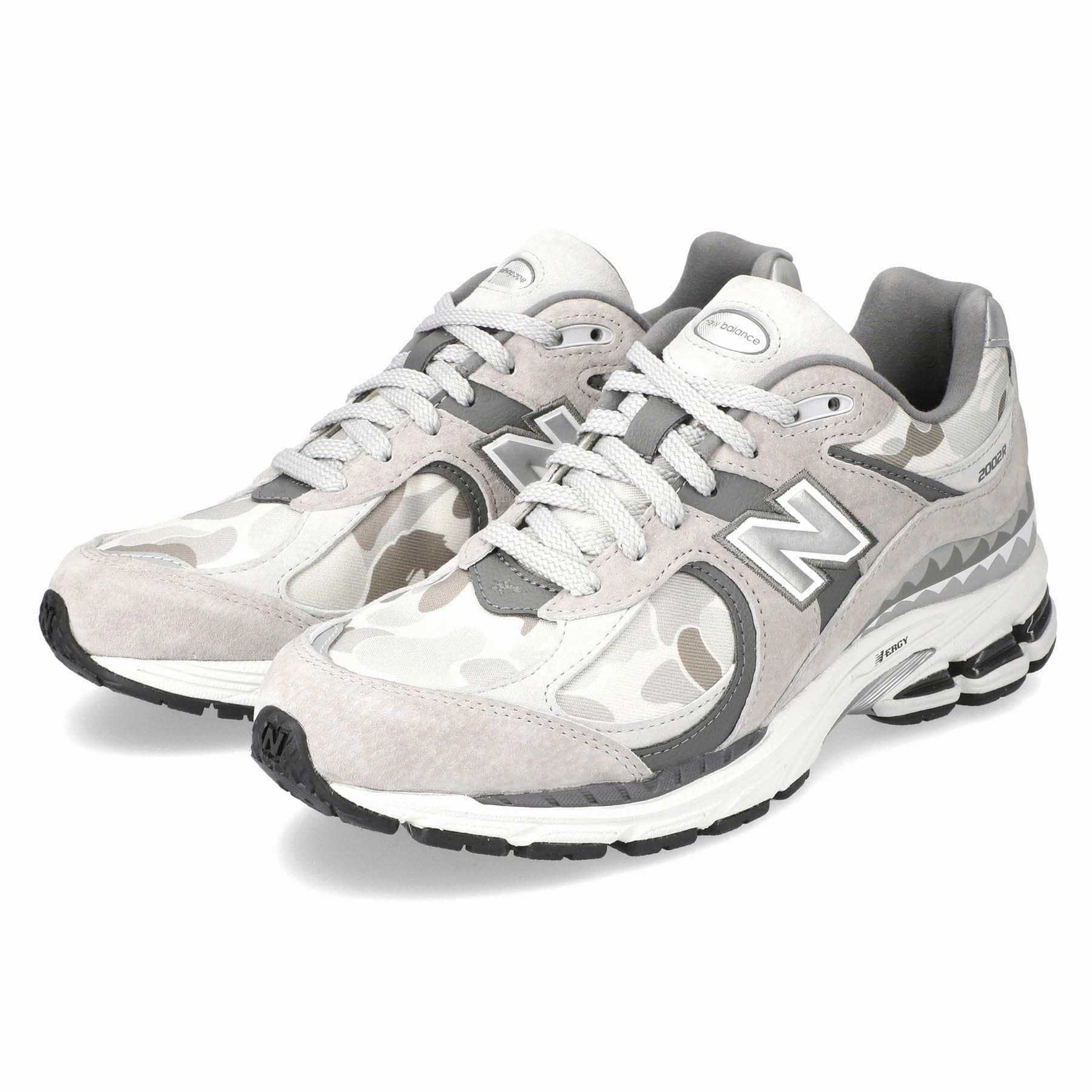 BAPE x 2002R 'Apes Together Strong - Grey Camo' Cushioned running footwear