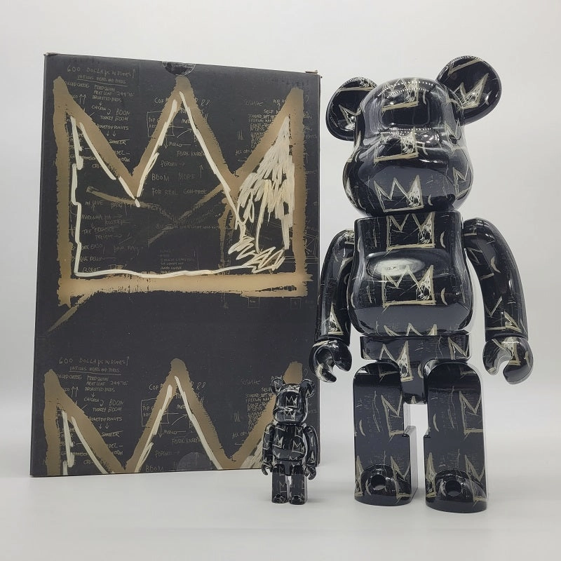 Bearbrick Jean-Michel Basquiat #8 - 400% & 100% Set by Medicom