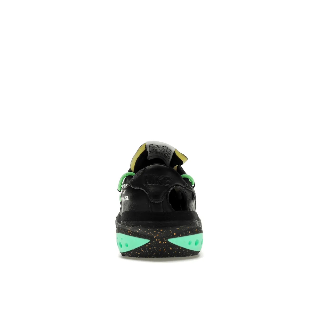 Blazer Low x Off-White Black Electro Green Off White X