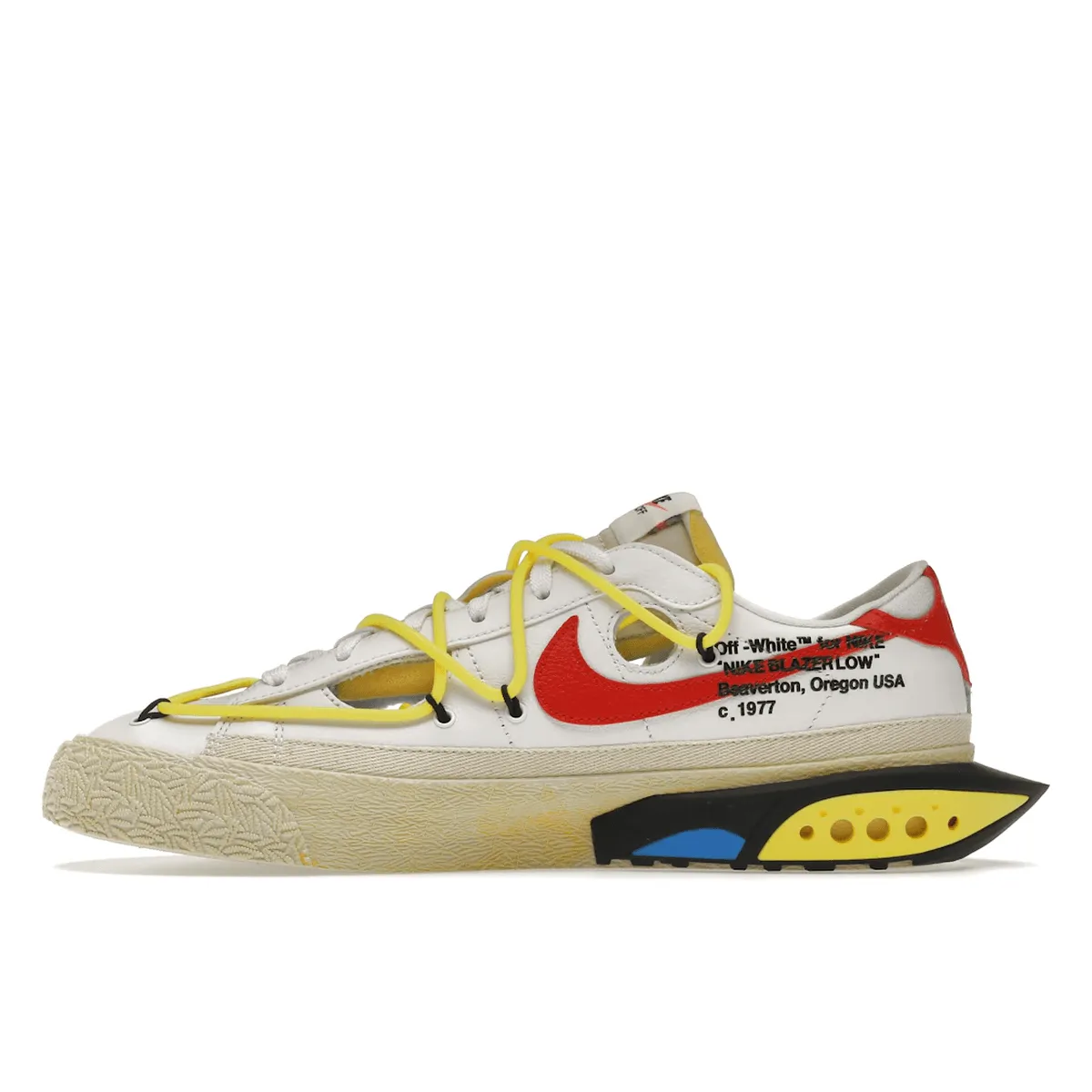 Blazer Low x Off-White University Red Off White X