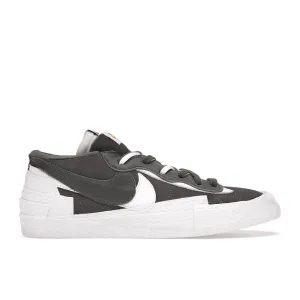 Blazer Low X Sacai Iron Grey nike x sacai innovative hybrid design shoes