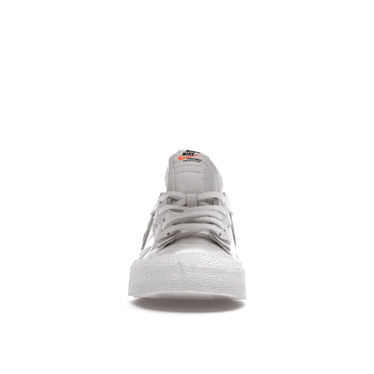 Blazer Low x Sacai White Patent Leather Nike X Sacai Edition