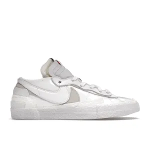 Blazer Low x Sacai White Patent Leather nike x sacai innovative hybrid design shoes