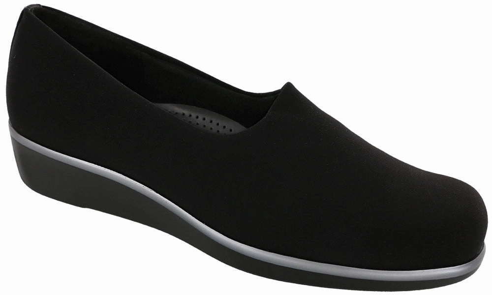 Bliss - Black SAS comfort walking shoes with supportive build