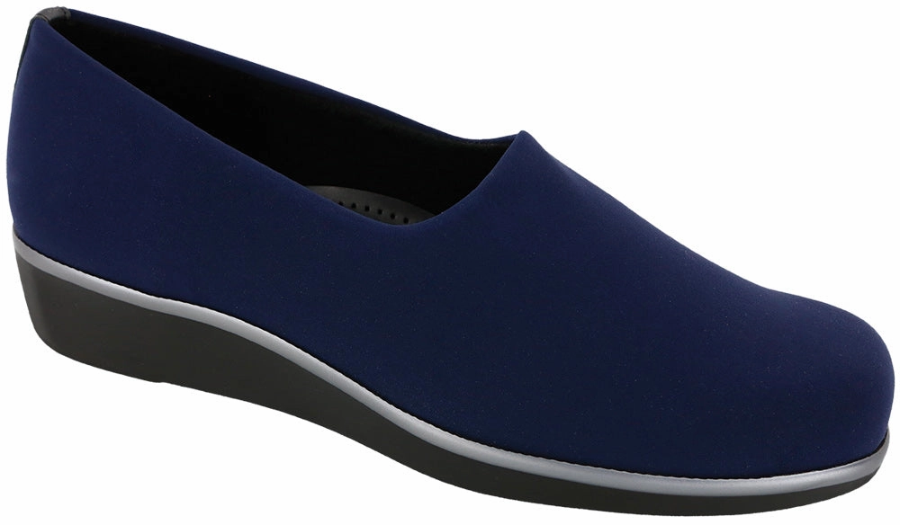 Bliss - Navy SAS comfort walking shoes with supportive build