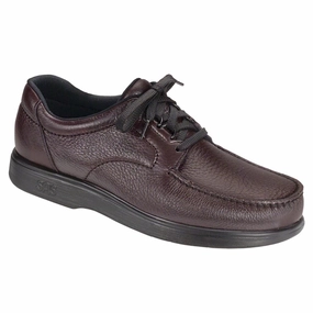 Bout Time - Cordovan SAS comfort walking shoes with supportive build