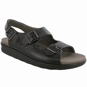 Bravo - Black SAS comfort walking shoes with supportive build