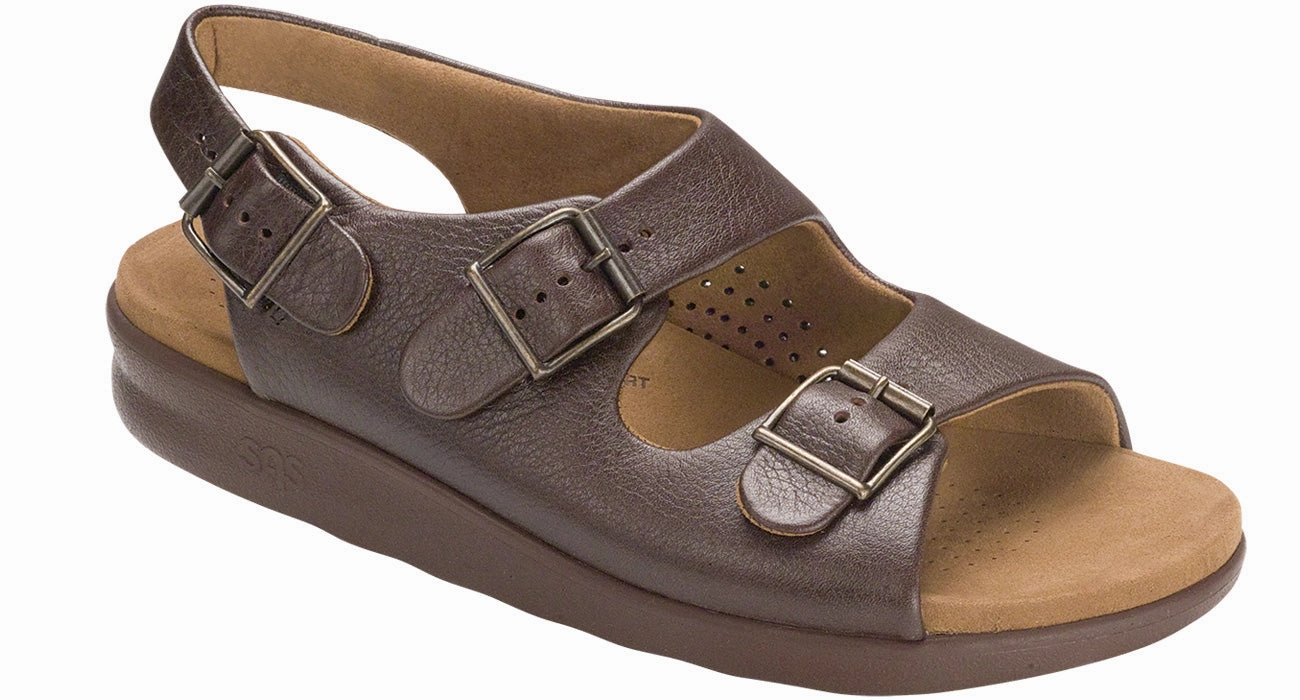 Bravo - Brown SAS comfort walking shoes with supportive build
