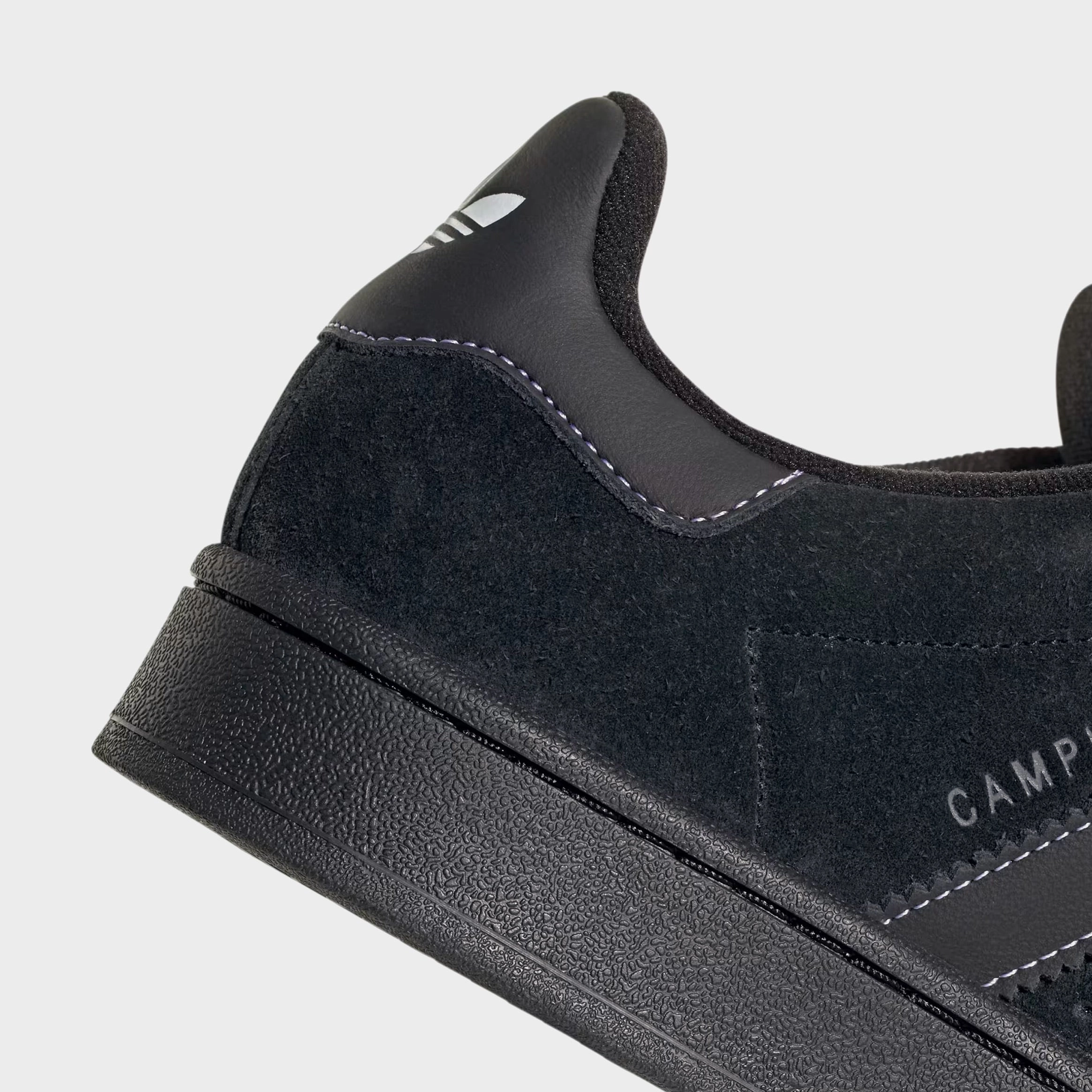 Campus 00s Core Black Mens Lifestyle Shoes (Core Black/Core Black/Cloud White) Classic suede trainers