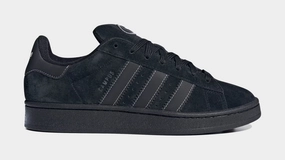 Campus 00s Core Black Mens Lifestyle Shoes (Core Black/Core Black/Cloud White) Adidas Campus sneakers with vintage street style