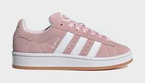 Campus 00s Grade School Lifestyle Shoes (Clear Pink/White/Gum) Adidas Campus sneakers with vintage street style