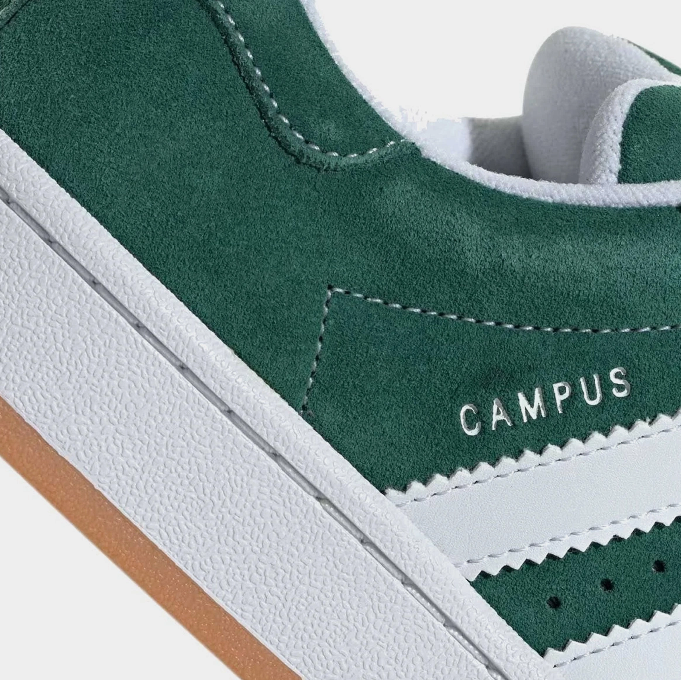Campus 00s Grade School Lifestyle Shoes (Dark Green) Classic suede trainers