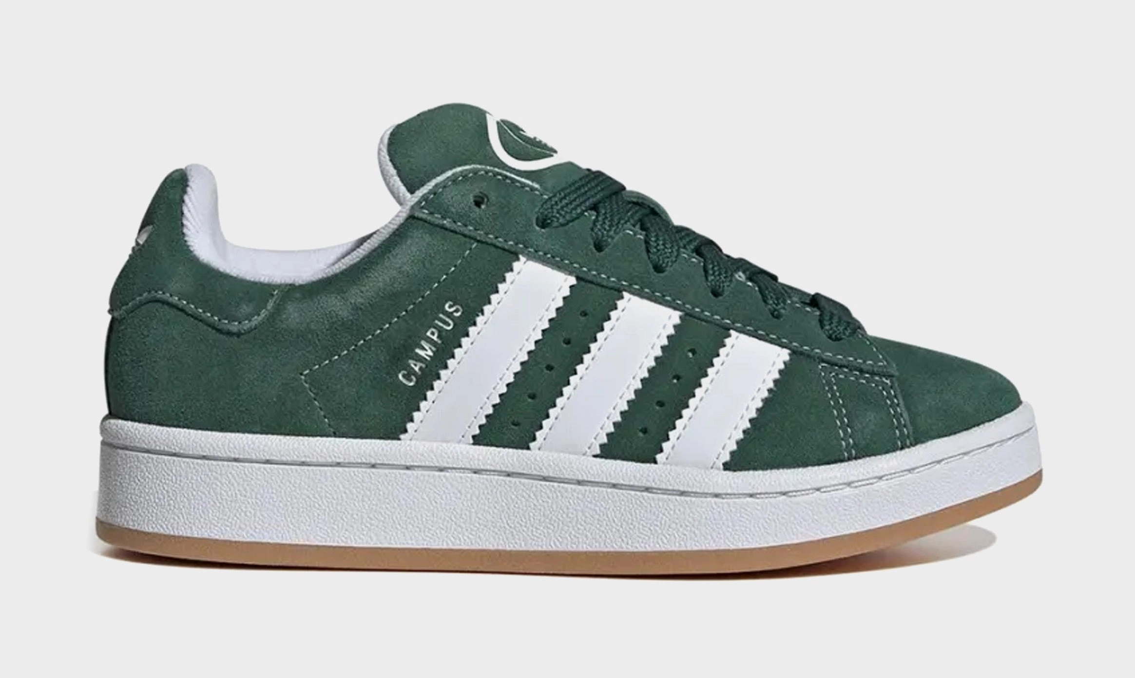 Campus 00s Grade School Lifestyle Shoes (Dark Green) Adidas Campus sneakers with vintage street style