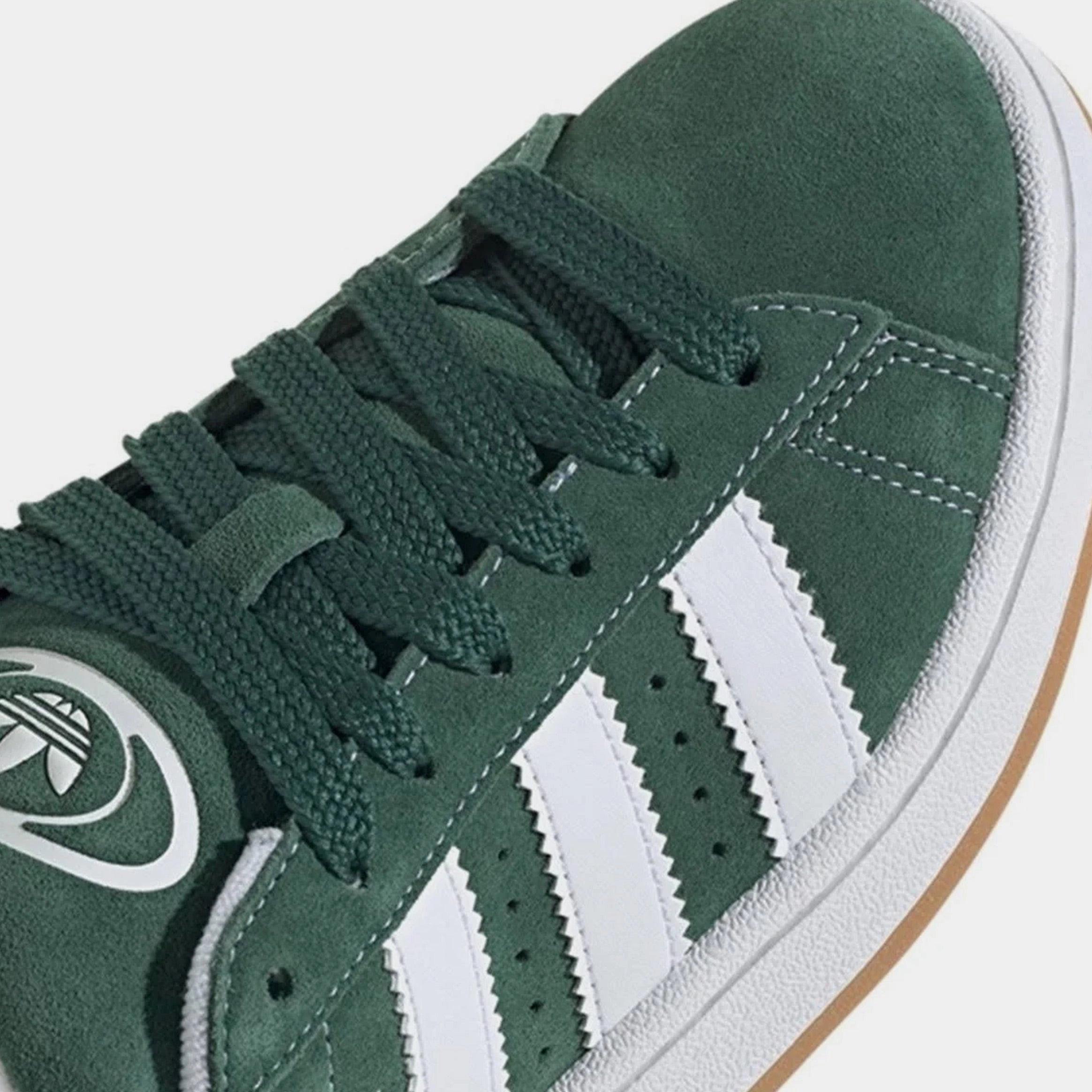 Campus 00s Grade School Lifestyle Shoes (Dark Green) Classic suede trainers