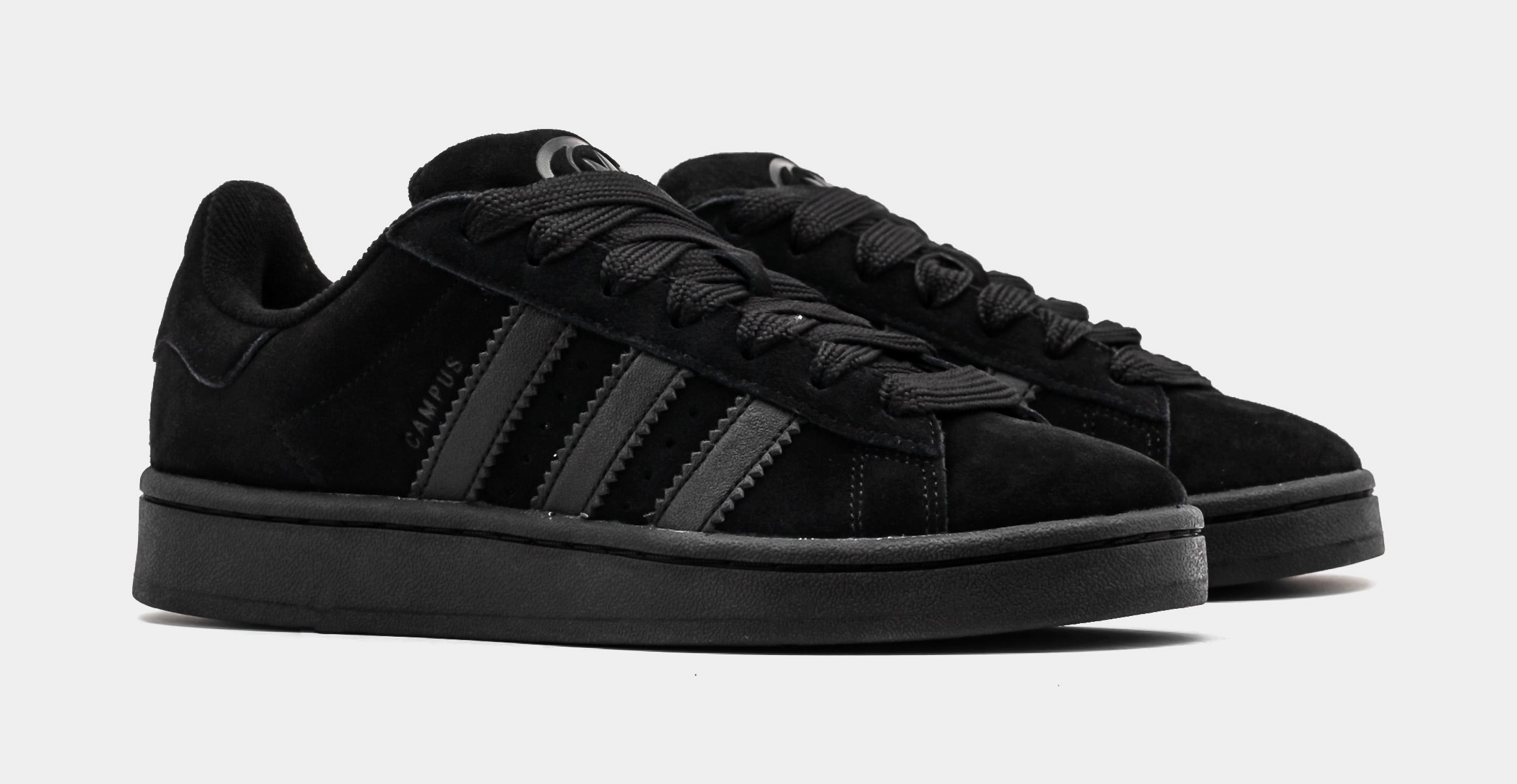 Campus 00s Mens Lifestyle Shoes (Core Black/Black) Classic suede trainers