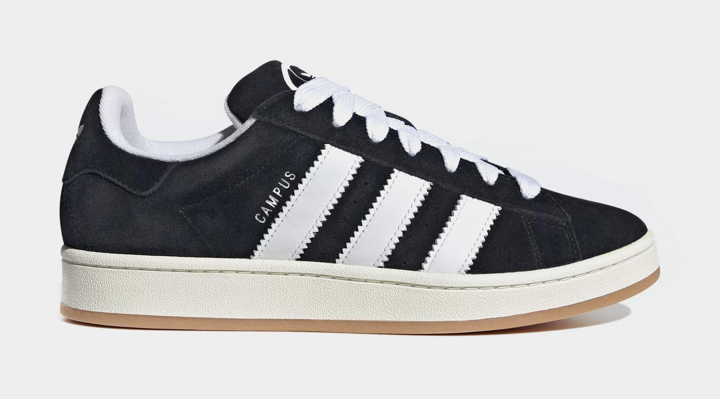 Campus 00s Mens Lifestyle Shoes (Core Black/Cloud White/Off White) Adidas Campus sneakers with vintage street style