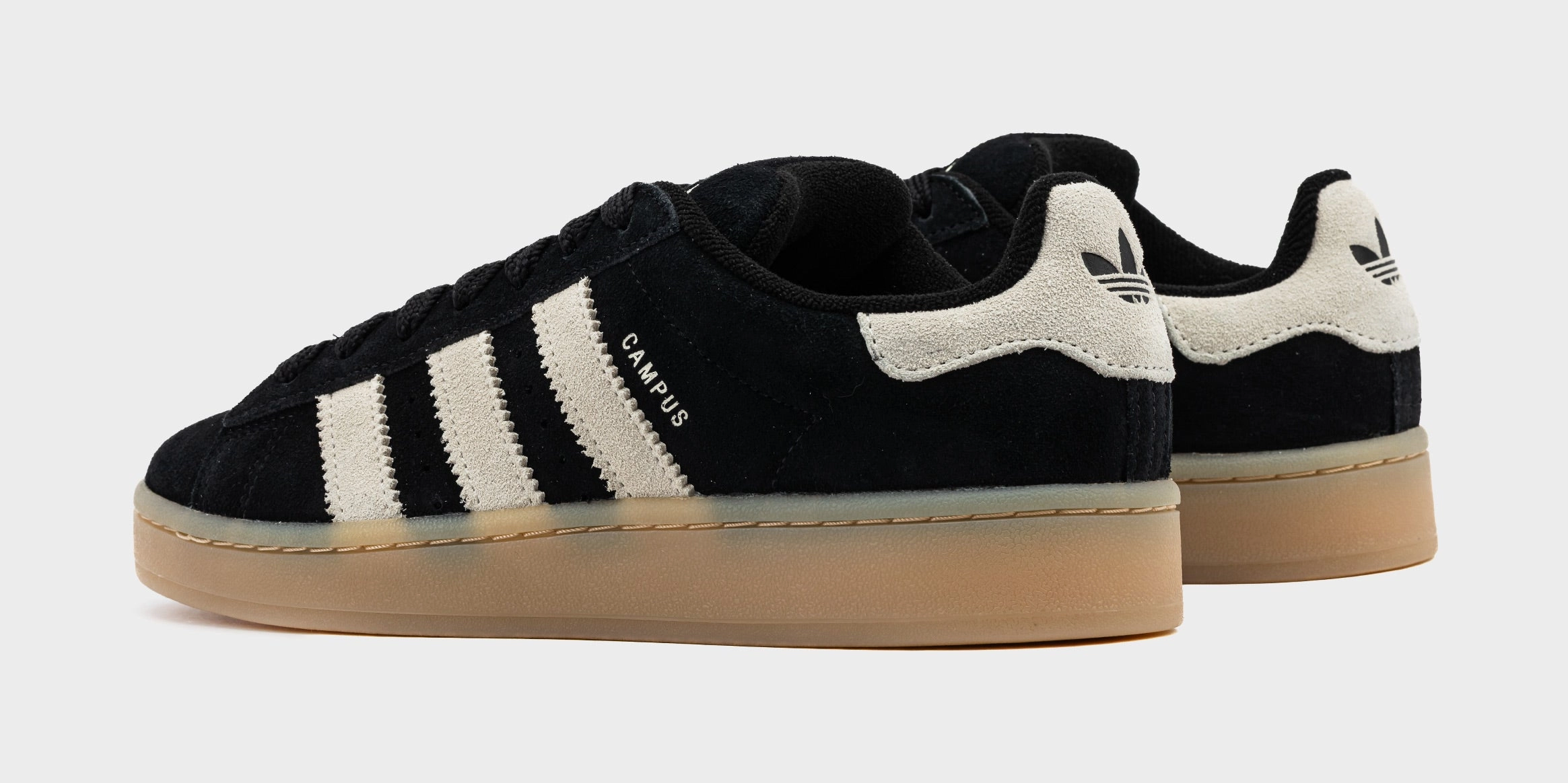 Campus 00s Mens Lifestyle Shoes (Core Black/Off White) Classic suede trainers