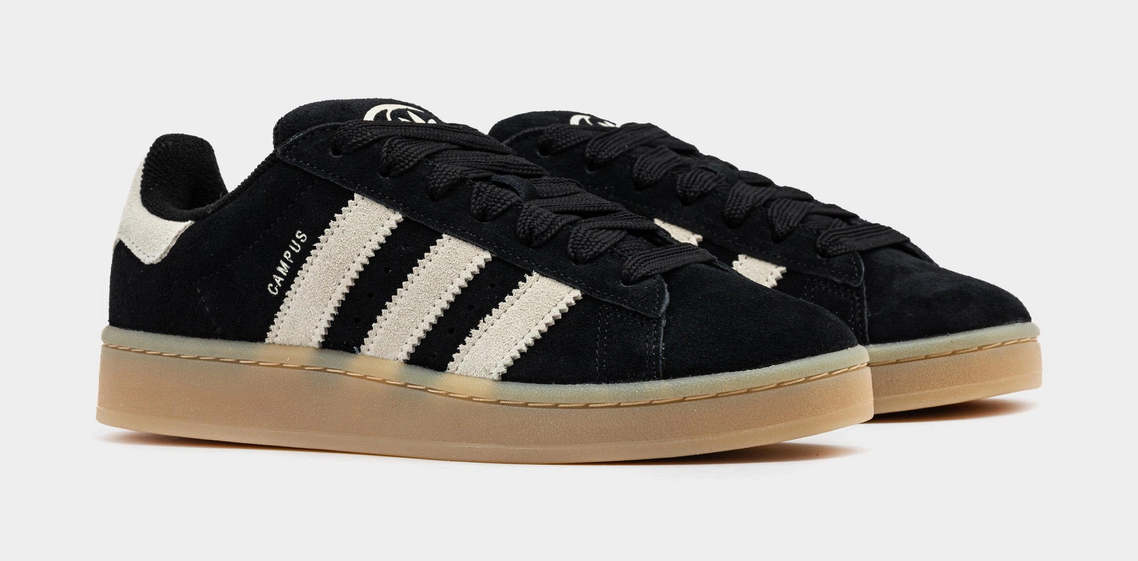 Campus 00s Mens Lifestyle Shoes (Core Black/Off White) Classic suede trainers