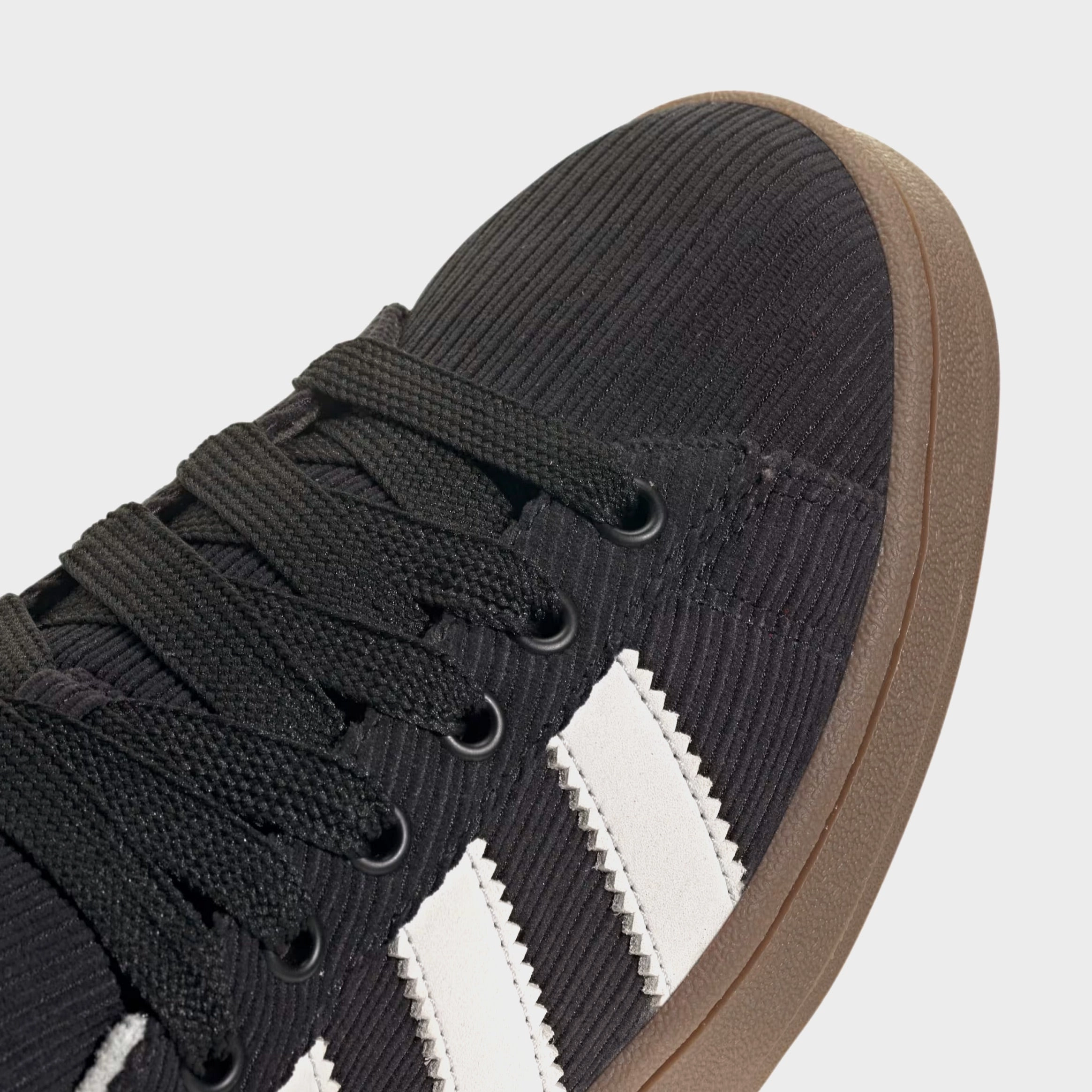Campus 00s Mens Lifestyle Shoes (Core Black/White/Gum) Classic suede trainers